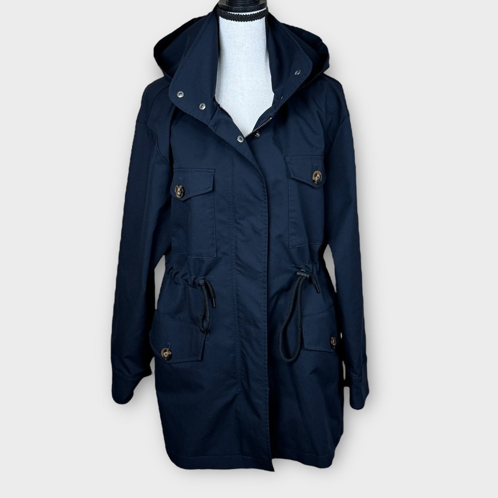 Orolay Hooded Anorak Parka Lightweight Jacket with Stand Collar Women's‎ Medium